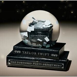 Taylor Swift Snow Globe The Tortured Poets Department TTPD New In Box Ships ASAP